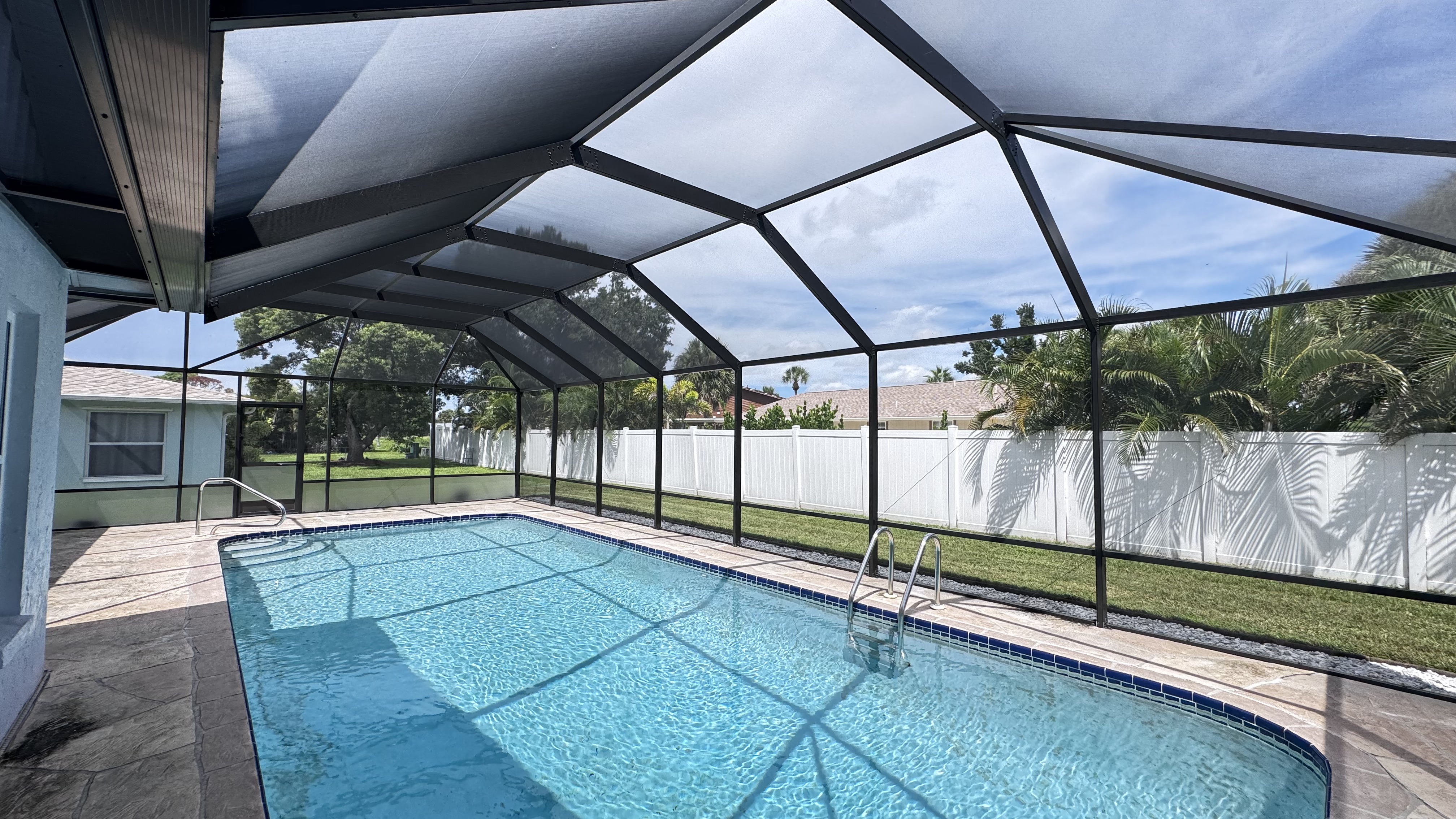 Restored screen enclosure